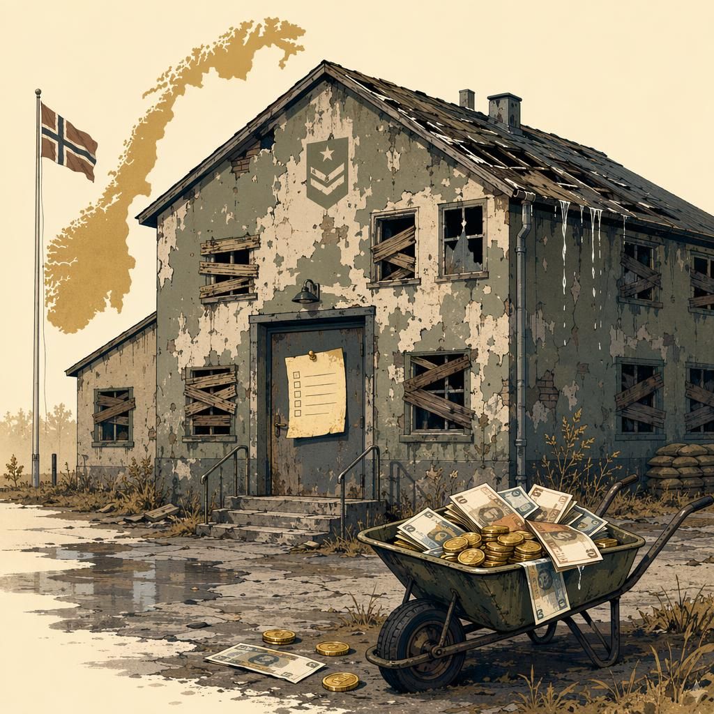 Bilde: Forsvarets bygg forfaller – 4,5 milliarder i vedlikeholdsetterslep